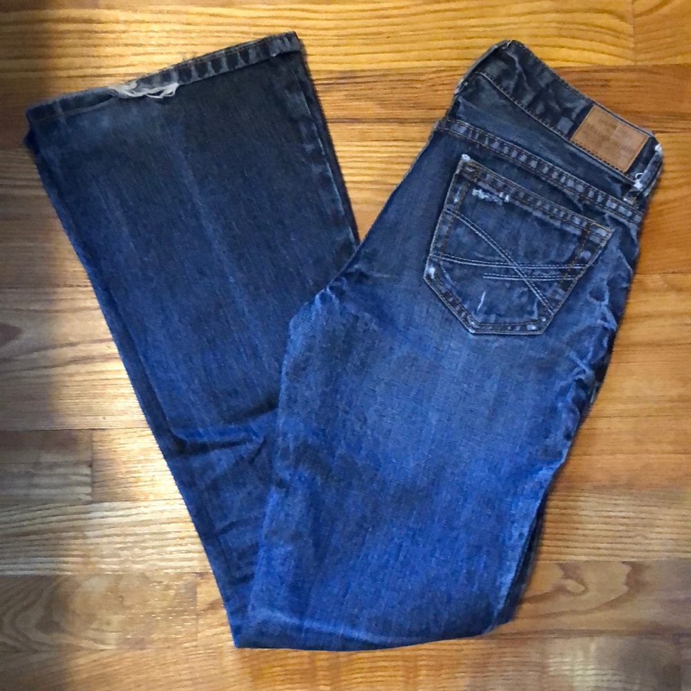 Hailey flare distressed jeans